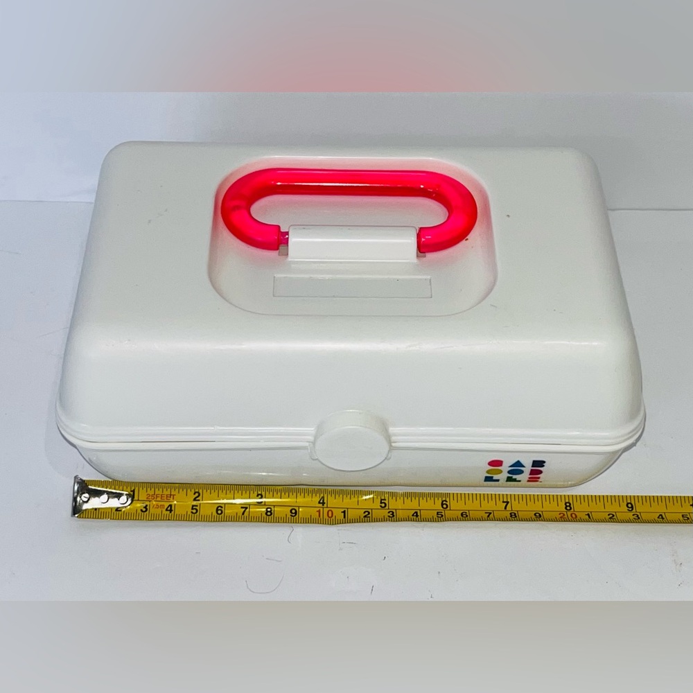 Caboodles Pretty Petite Make Up Case with Pink Sparkle Handle